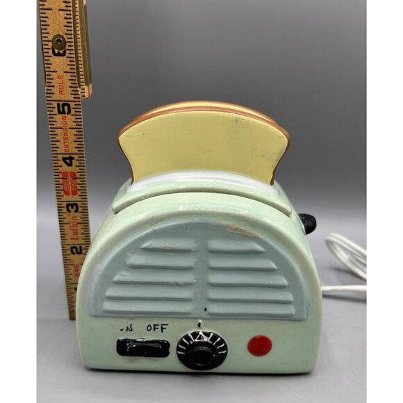 Scentsy Morning Toaster Ceramic Wax Warmer Plug In Cord Retro - Picture 9 of 9
